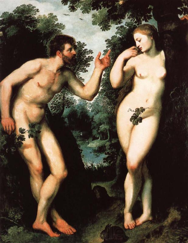 Peter Paul Rubens Adam and evy